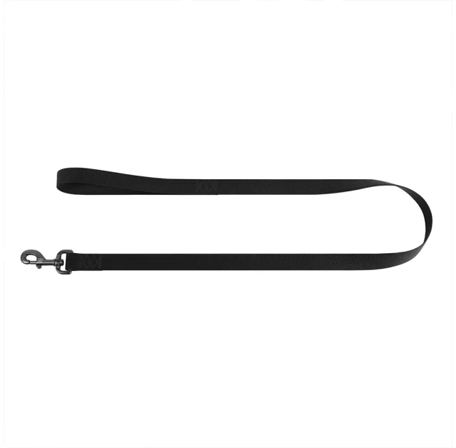 Поводок Waudog Waterproof для собак, водостойкий, размер L-XXL, 25 мм/305 см, чёрный