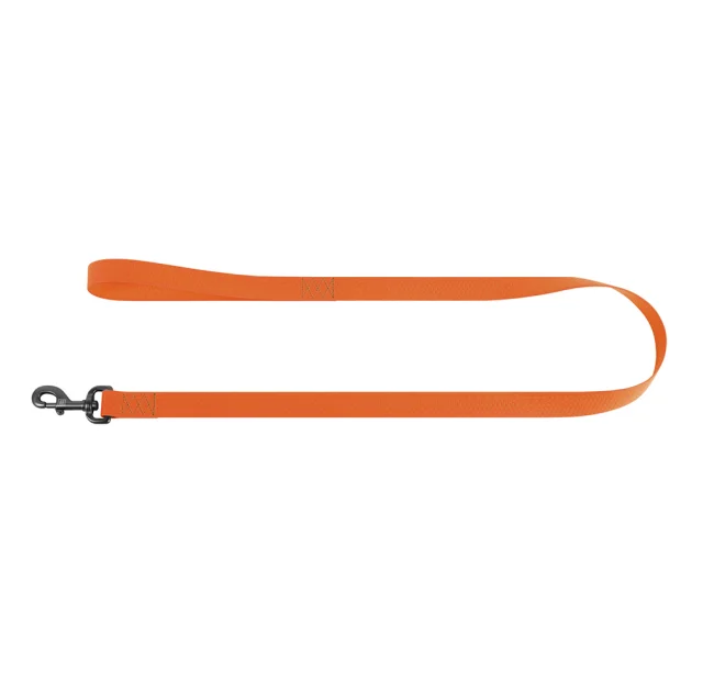 Поводок Waudog Waterproof для собак, водостойкий, размер L-XXL, 25 мм/305 см, оранжевый