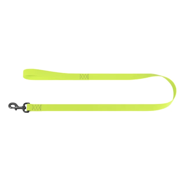 Поводок Waudog Waterproof для собак, водостойкий, размер S, 15 мм/305 см, салатовый