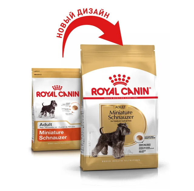 Сухий корм Royal Canin Miniature Schnauzer Adult для собак породи мініатюрний шнауцер, 3 кг