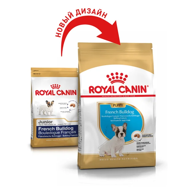 Сухий корм Royal Canin French Bulldog Puppy для цуценя французького бульдога до 12 місяців, 3 кг