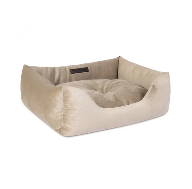 Лежак природа Denver №2 бежевый, для собак, 78×60×20 см