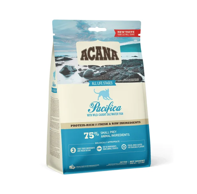 Сухий корм Acana Pacifica Cat зі смаком тихоокеанської риби для котів всіх порід, 340 г