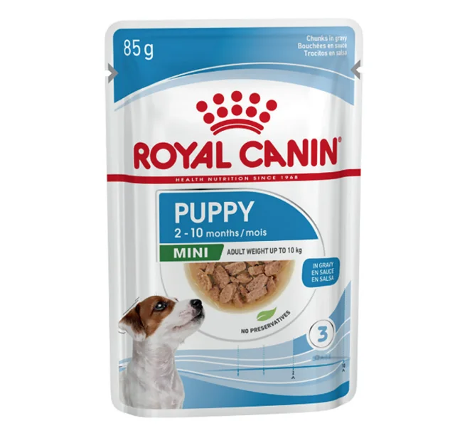 Вологий корм Royal Canin Mini Puppy для цуценят дрібних порід від 2 до 10 місяців, 85 г