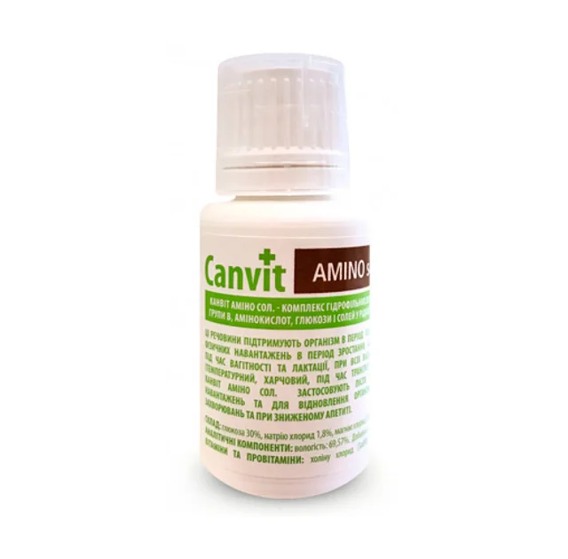 Иммуномодулятор Canvit Аминосол для всех видов животных, 30 мл