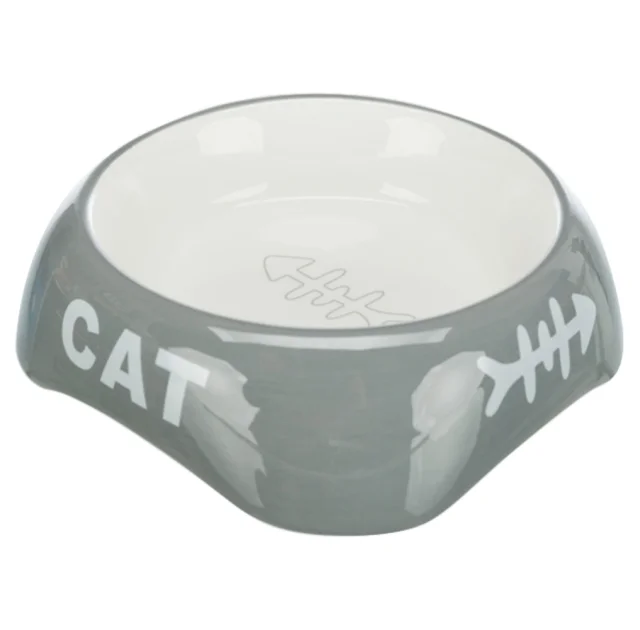 Миска Trixie для котів, кераміка, Cat, 0,2 л / 13 см