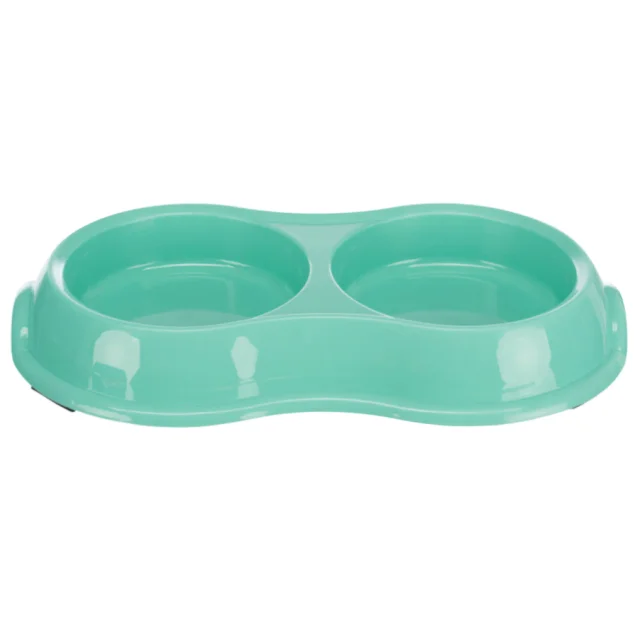 Миска двойная Trixie, для кошек, 0.2 л, 11 см