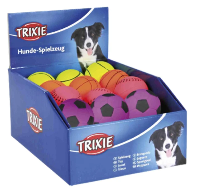 Іграшка Trixie м'яч неоновий, для собак, 6 см