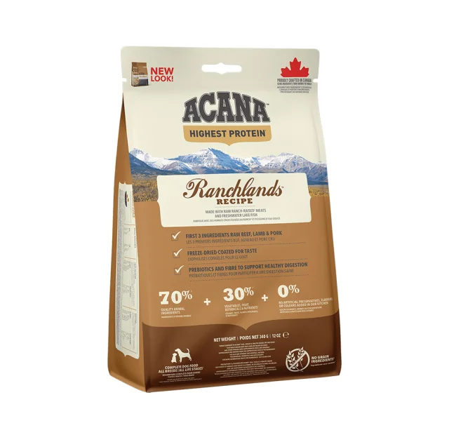 Сухий корм Acana Ranchlands Dog для собак всіх порід і стадій життя, 340 г