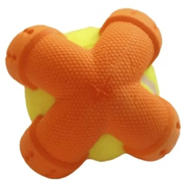 Игрушка AnimAll GrizZzly для собак, теннисный мяч, желто-оранжевый, 11.2 см