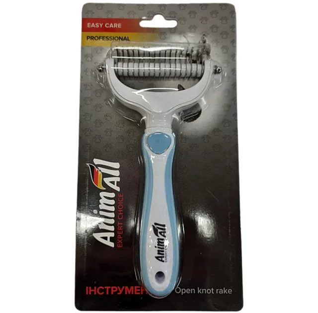 Ковтуноріз AnimAll Groom для собак і котів, блакитний