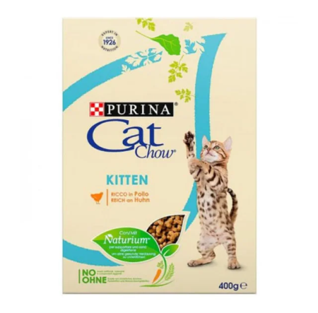Сухий корм Purina Cat Chow Kitten для кошенят, з куркою, 400 г