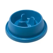 Миска Georplast Adagio Big для собак, пластик, 31.5×9 см, синя