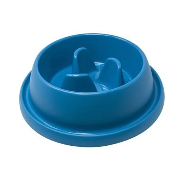 Миска Georplast Adagio Big для собак, пластик, 31.5×9 см, синя