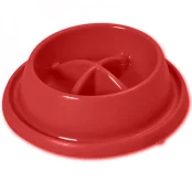 Миска Georplast Adagio Small для собак, пластик, 21.5×20.5×5.5 см, червона
