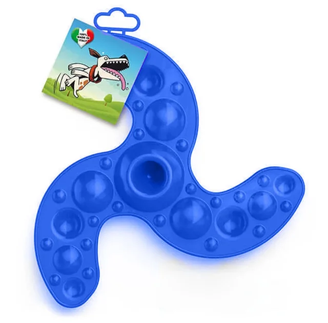 Іграшка фрісбі Georplast Ninja літаюча для собак, 20 см, синя