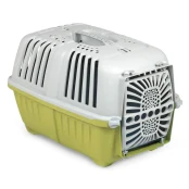 Переноска MPS Pratiko 1 для кошек и собак до 8 кг, зелёная, 48×31.5×33 см