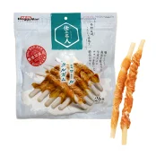 Жевательное лакомство DoggyMan Chicken Filet Dental Gum, вяленая курица, 12 см, для собак, 156 г