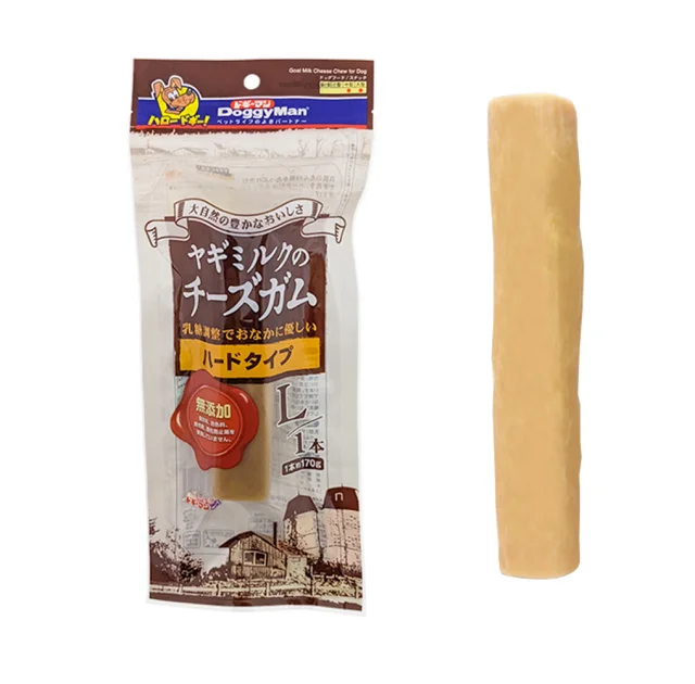 Ласощі DoggyMan Goat Milk cheese, паличка з козячим сиром, для собак, L, 1 шт, 18 см, 170 г