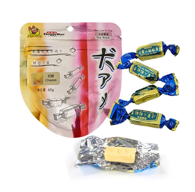 Ласощі DoggyMan Deli Cube Cheese, цукерки кубики, з сиром, для собак, 60 г