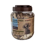 Лакомство DoggyMan Biscuits Milk&Carob, беззерновой бисквит с молоком и кэробом, для собак, 580 г