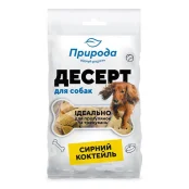 Ласощі Природа Десерт для собак, сирний коктейль, 100 г