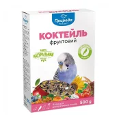Полноценный корм Природа Коктейль Фруктовый для декоративных птиц, 500 г