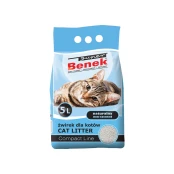 Бентонітовий наповнювач Super Benek Compact для котячого туалету, без аромату, 5 л