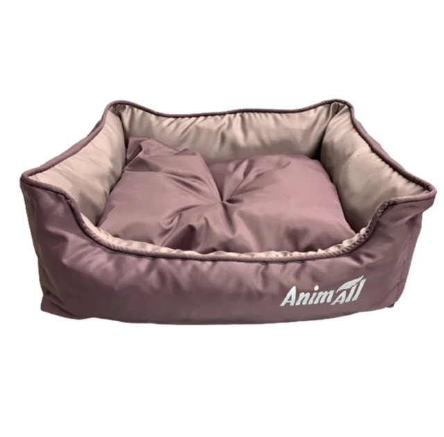 Лежак AnimAll Nena VELOURS CACAO, для котів, S, 45x35x16 см