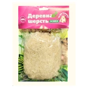 Древесная шерсть Мой Пушисти для грызунов, Осина, 40 г