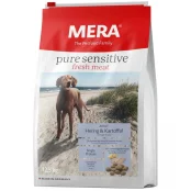 Сухой корм Mera Pure Sensitive Adult Hering&Kartoffel для взрослых собак, с селёдкой и картофелем, 12.5 кг