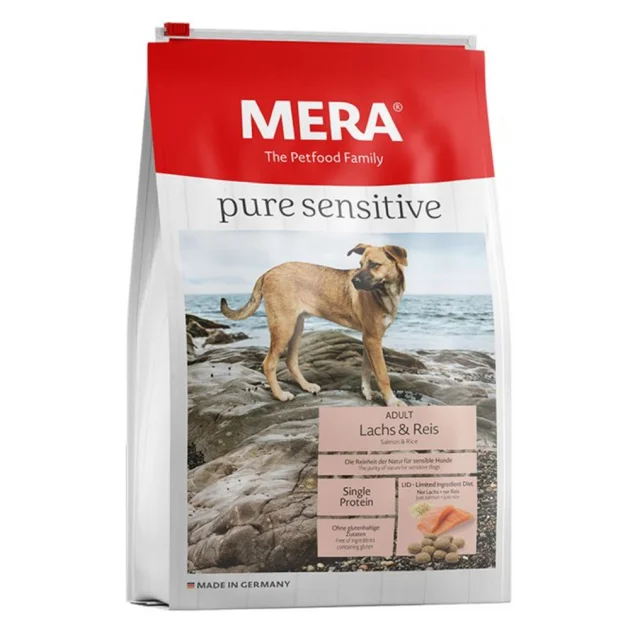 Сухий корм Mera Pure Sensitive Adult Lachs&Reis для дорослих собак, з лососем та рисом, 1 кг