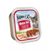 Консерви Happy Cat Duo Geflugel&Rind для котів, паштет в соусі з птахом та яловичиною, 100 г