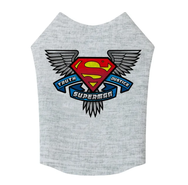 Майка WAUDOG Clothes для собак, рисунок "Супермен, правда, справедливость", XS30