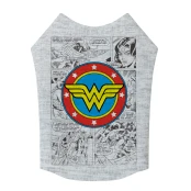 Майка WAUDOG Clothes для собак, рисунок "Чудо-женщина комикс", XS22