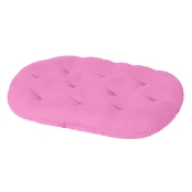 Підстилка Теремок для тварин, овальна, розмір S, 30×40×7 см, рожева