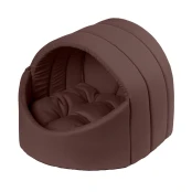 Лукошко Теремок для животных, размер XS, 36×31×30 см, коричневое