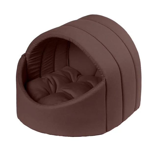 Лукошко Теремок для животных, размер XS, 36×31×30 см, коричневое