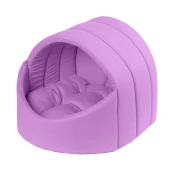 Лукошко Теремок для животных, размер XS, 36×31×30 см, фиолетовое