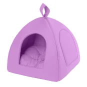 Пирамида Теремок для животных, размер XXS, 35×35×35 см, фиолетовая