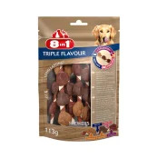 Лакомство для собак 8in1 Triple Flavour шашлычки, 6 шт, 113 г