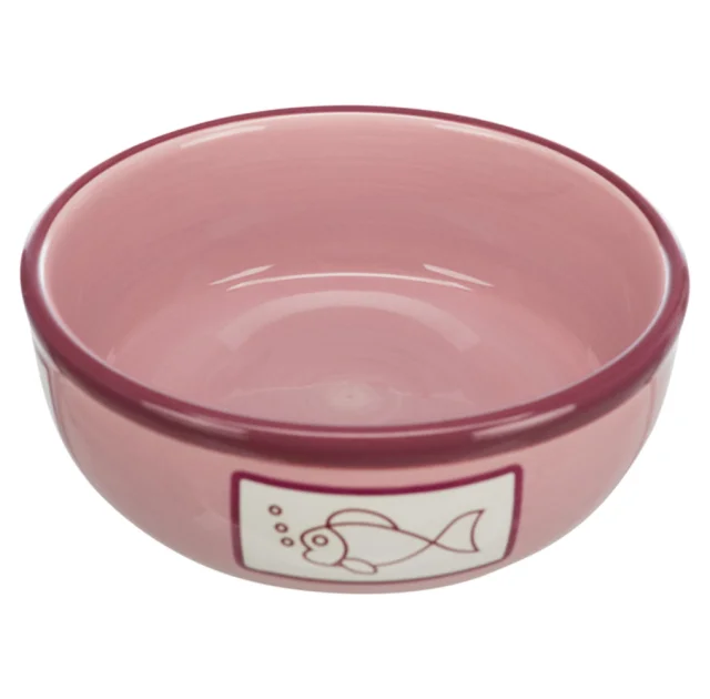Миска Trixie для котів, кераміка, різнобарвна, 0.35 л/13 см