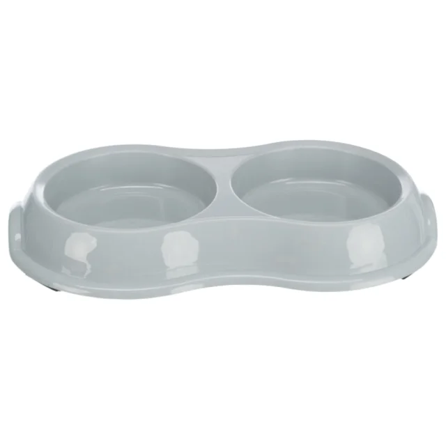 Миска двойная Trixie, для кошек, 0.2 л, 11 см