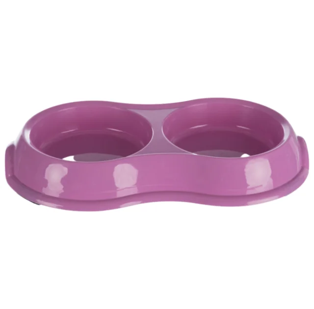 Миска двойная Trixie, для кошек, 0.2 л, 11 см