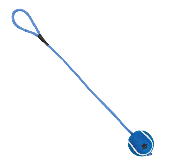 Іграшка Trixie тенісний м'яч на мотузці, для собак, 6 см, 50 см