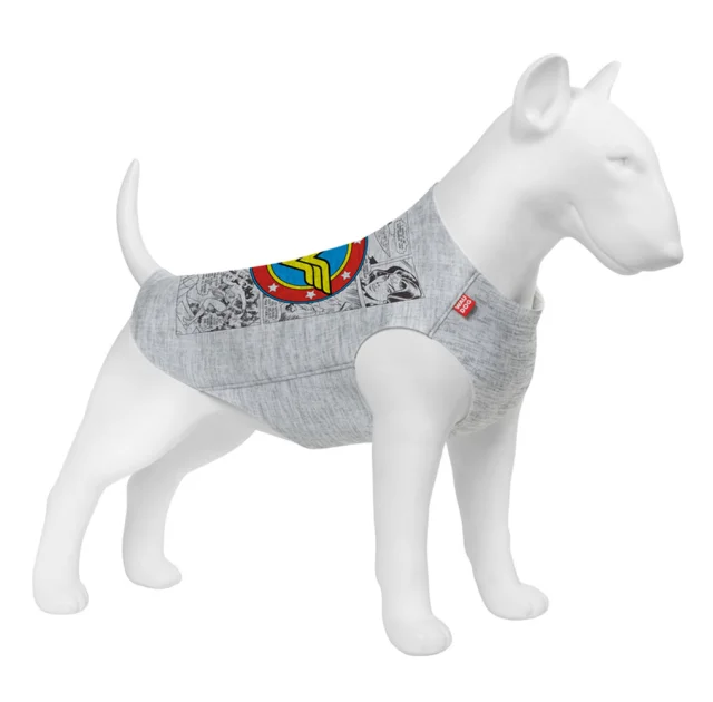 Майка WAUDOG Clothes для собак, рисунок "Чудо-женщина комикс", S35