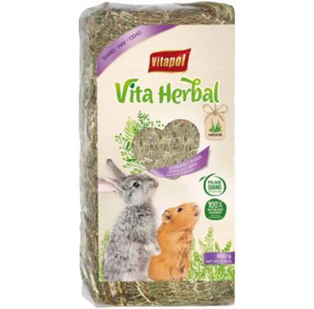 Сено Vitapol Vita Herbal для грызунов, 800 г