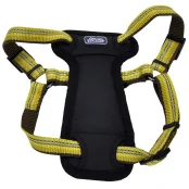 Нейлоновая шлея Coastal K9 Explorer c нагрудником, для собак, желтый, 2.5×65-95 см