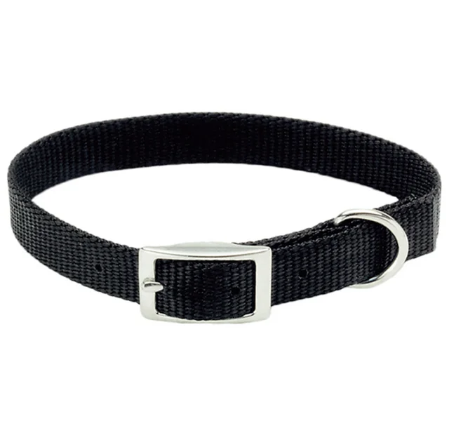 Нашийник Coastal Nylon Web для собак, чорний, 1×25 см