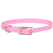 Ошейник Coastal Nylon Web для собак, розовый, 1×30 см